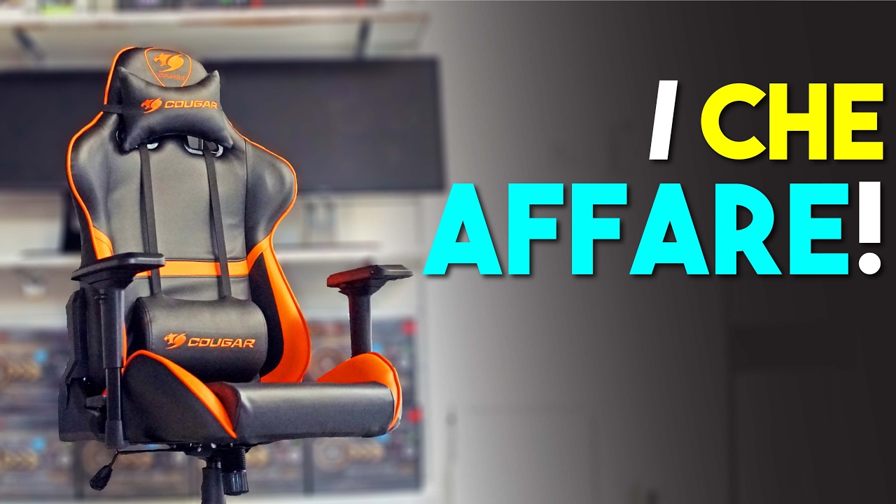 SEDIA DA GAMING COUGAR - Prezzo base, feature top!