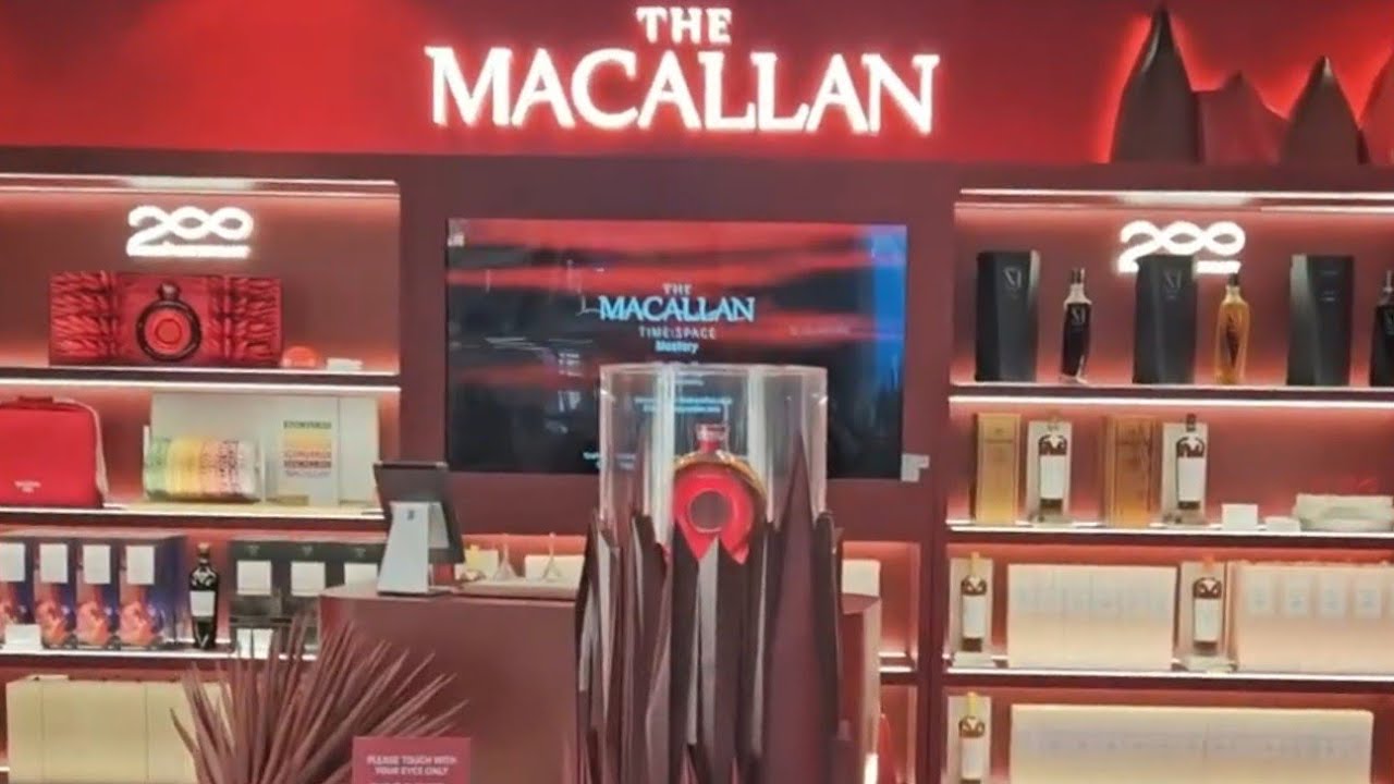 상하이 푸동 공항 면세점 맥캘란 부띠끄 위스키 가격정보 Shanghai Pudong Airport DutyFree Shop Macallan Boutique 20241102