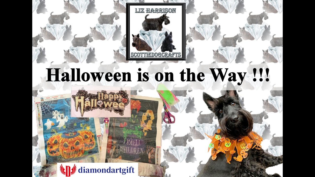 Diamond Painting | UNBOXING | #Diamondartgift | New to me Company | PR Pack | Halloween Fun