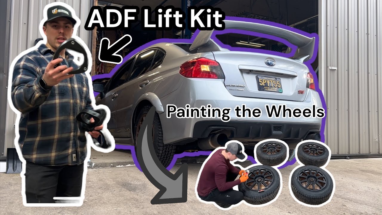 I lifted my Budget Build 2017 STI…ADF Lift Kit Install