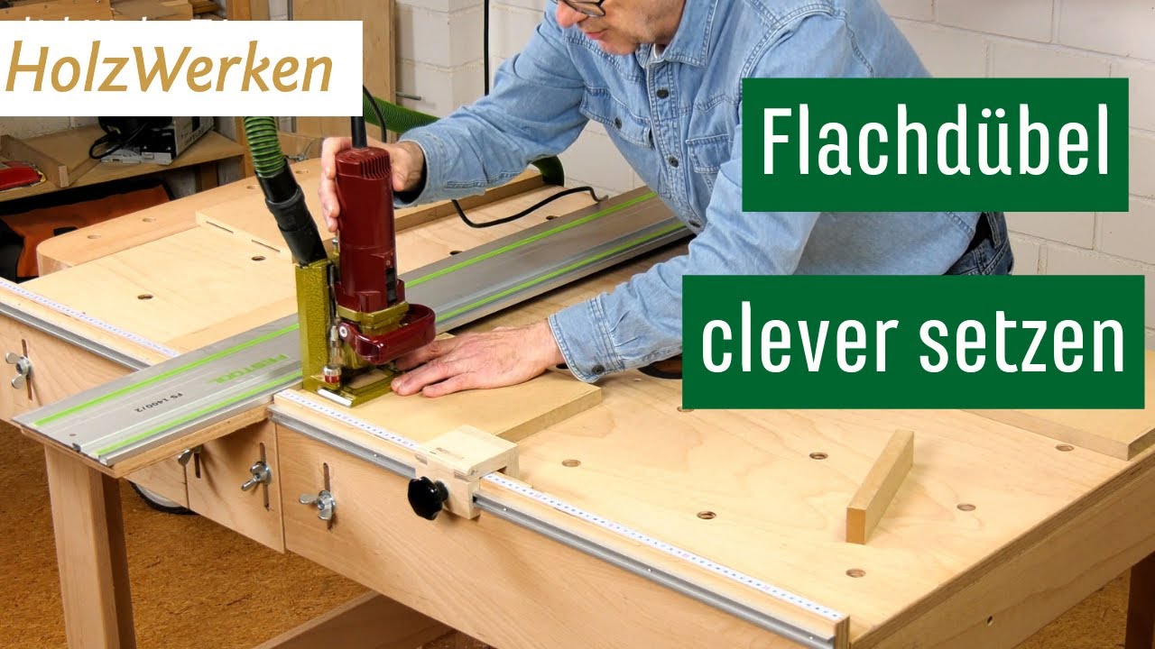 Flachdübel stressfrei platzieren
