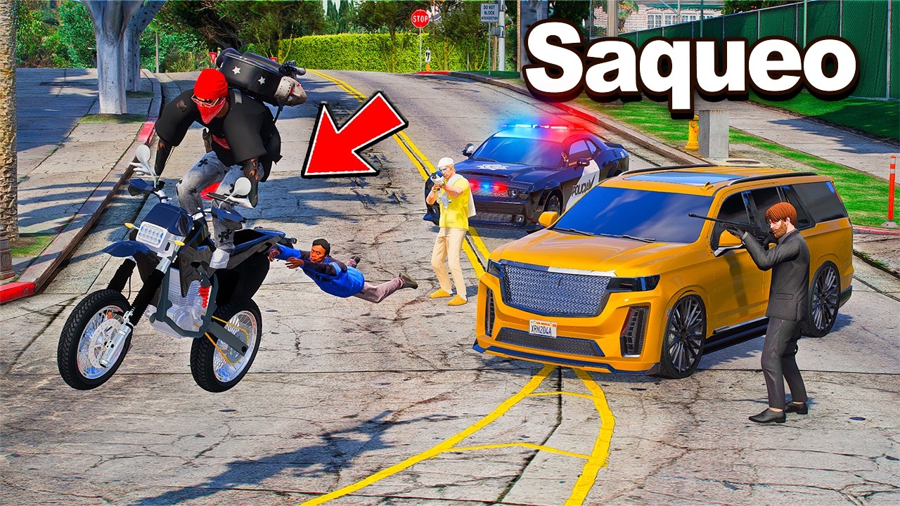 Saqueo a los Ricos para Ayudar Necesitados Gta5 RP