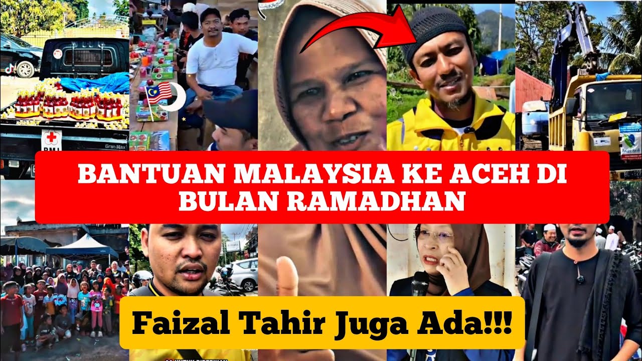 ALLAHUAKBAR! HAMPIR 100 HARI MALAYSIA NON-STOP BERI SUMBANGAN KE ACEH, DAH MASUK BULAN RAMADHAN
