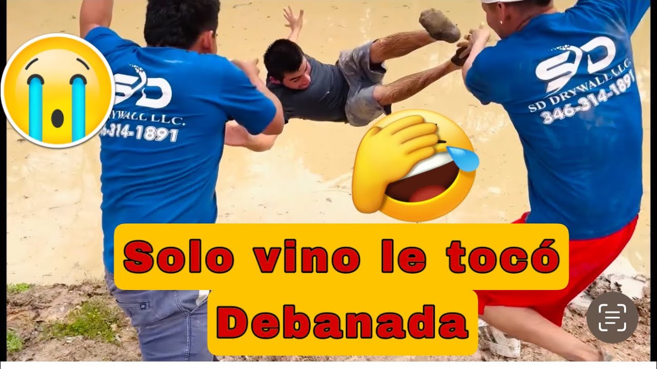 Debanada de bienvenida para solo vino con daños colaterales 😂😂🔥🔥🔥🔥