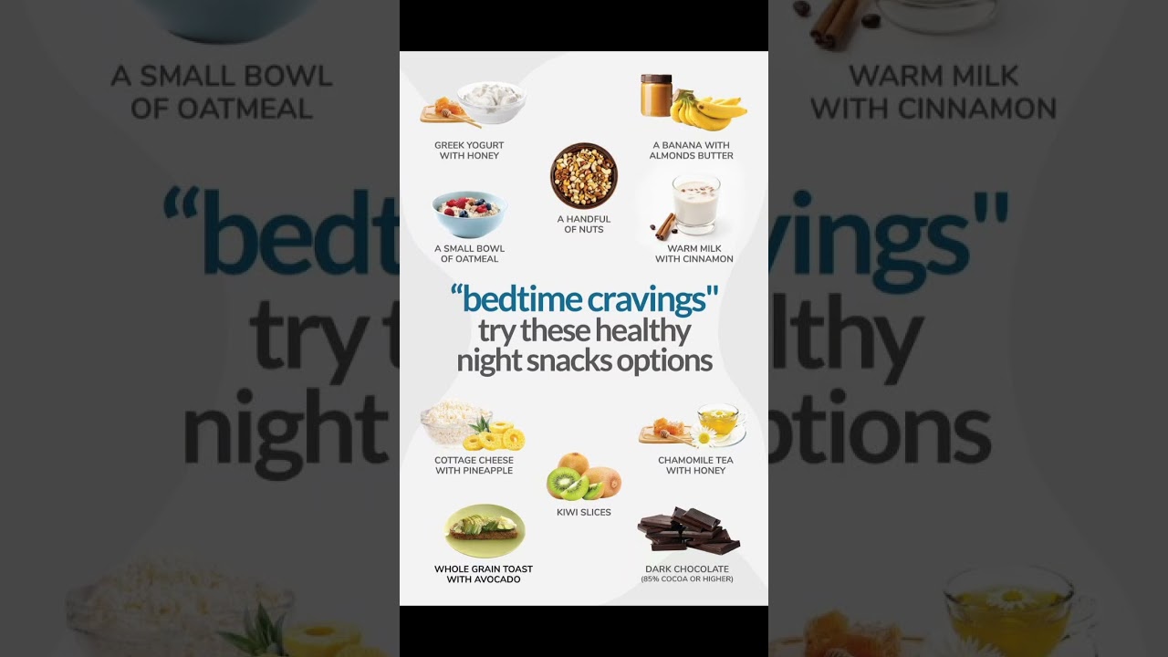 Try These Healthy Snacks For Your Bedtime Cravings ! #nutrition #health #facts #food #diet #weight