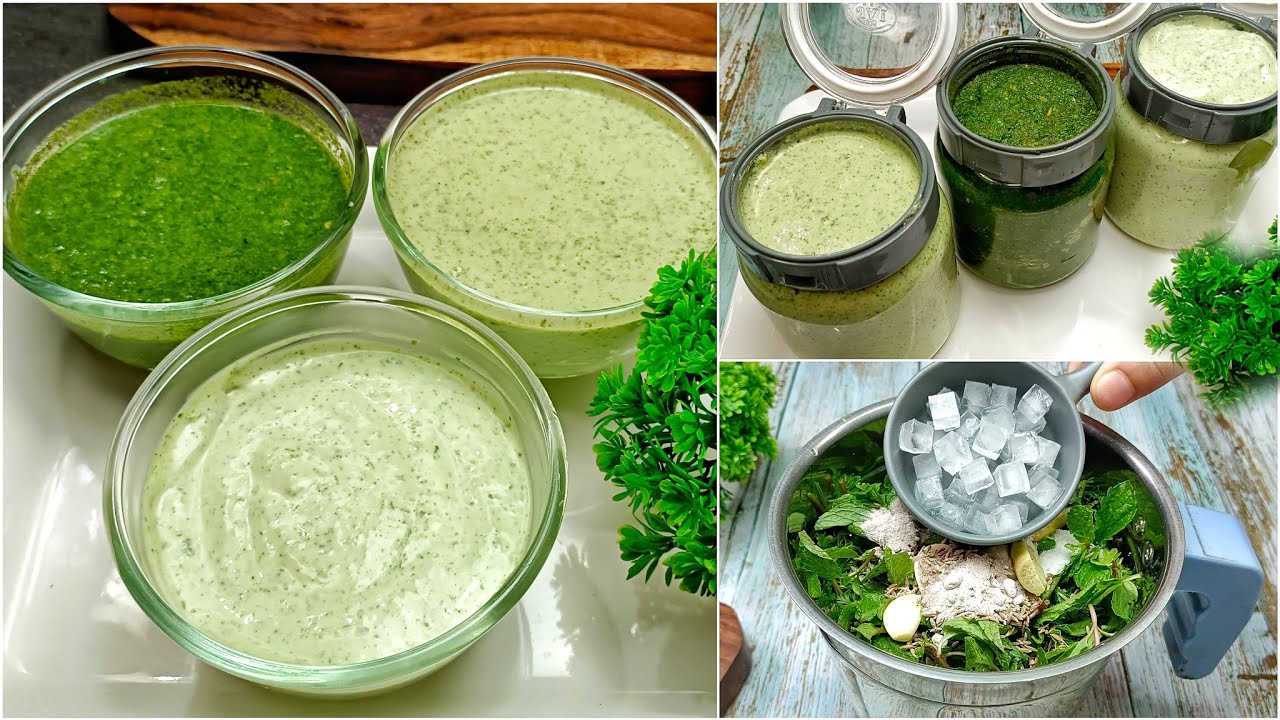 3 Ways Chutney Recipe | Make and Freeze Green Chutney ❗ Ramazan Special  Recipes | Ramadan Recipes