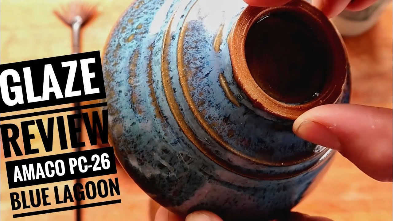 Glaze 👏 review 👏 Amaco PC- 26 blue lagoon.