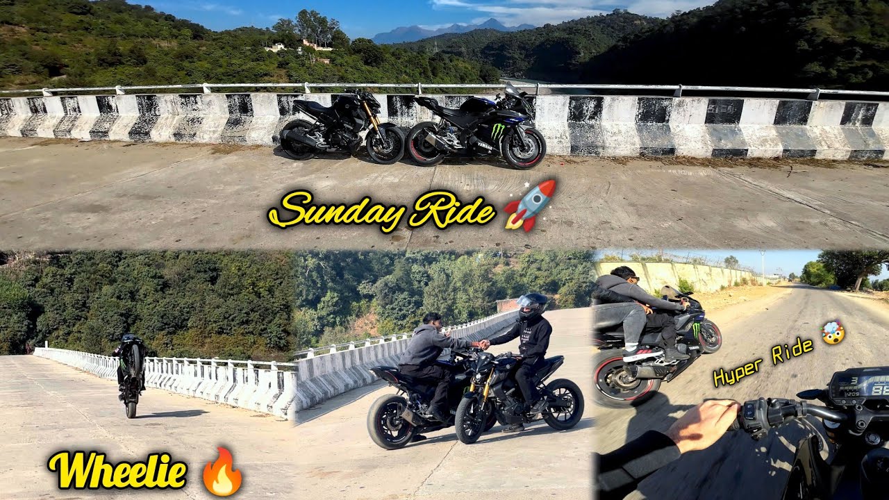 MT 15 vs R15 V3 | MT 15 Hyper Ride 🔥 | Sunday Ride on Hills | JK Riders Satish