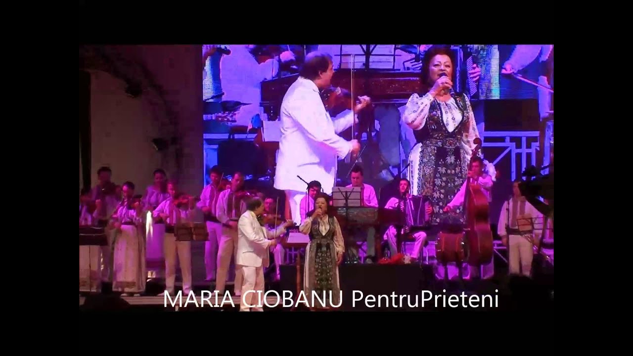 MARIA CIOBANU in recital extraordinar alaturi de orchestra Lautarii si Nicolae Botgros