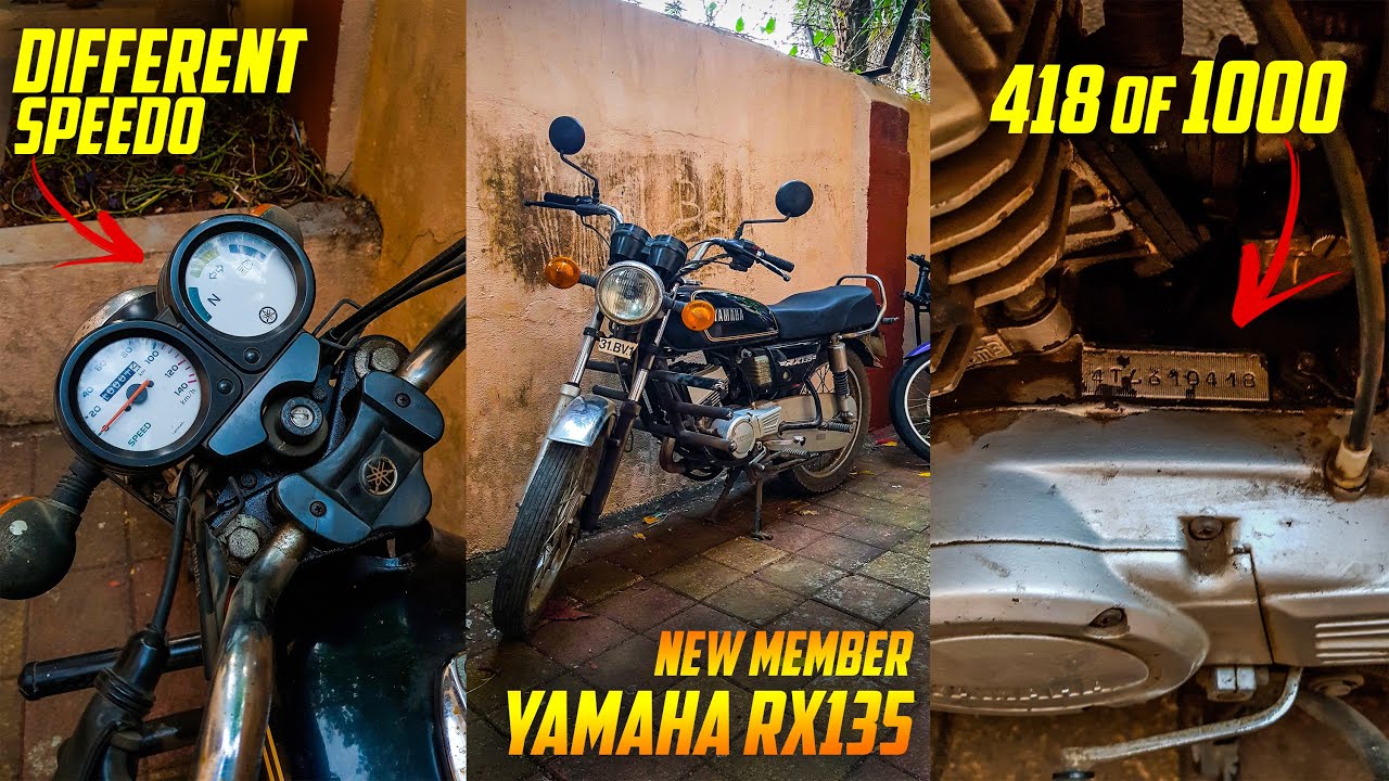 NEW MEMBER IN FAMILY 😍 YAMAHA RX135 2005 Tiger Model *418 of 1000* 🔥