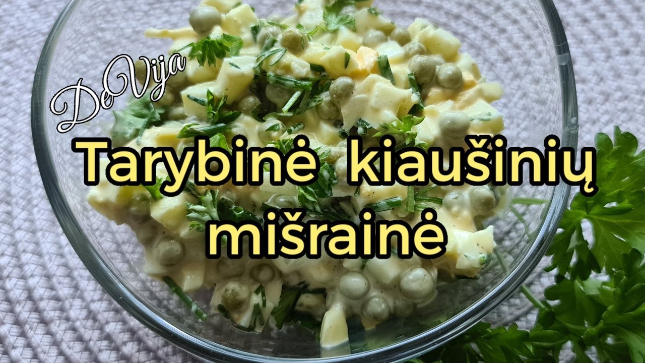 Kiaušinių mišrainė* Idėja pusryčiams #DeVija