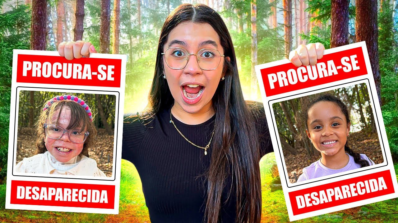 SARAH PERDEU a ELOAH E SUA AMIGA na FLORESTA história engraçada sobre REGRAS DE CONDUTAS