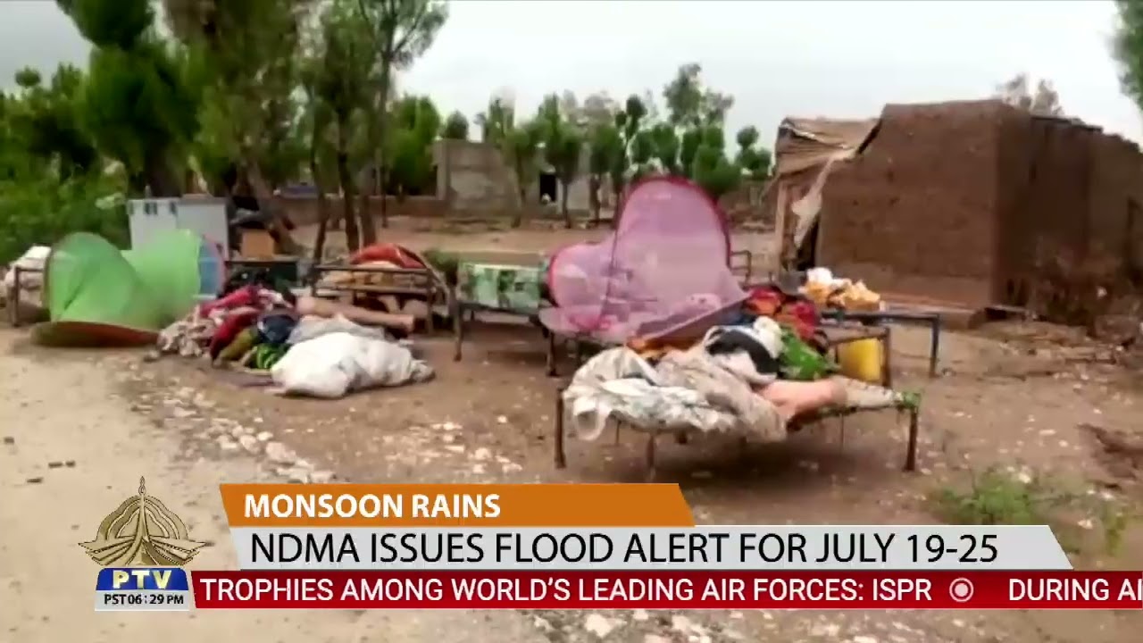 MONSOON RAINS | NDMA ISSUES FLOOD ALERT FOR JULY 19-25