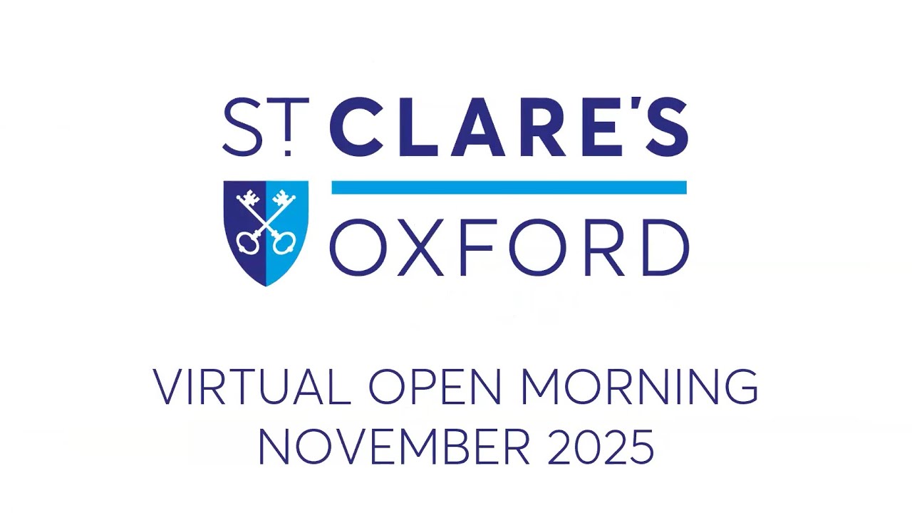St Clare's, Oxford: Virtual Open Day - 22 November 2025