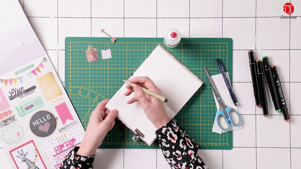 Weekly spreads maken in een kleine bullet journal van Action