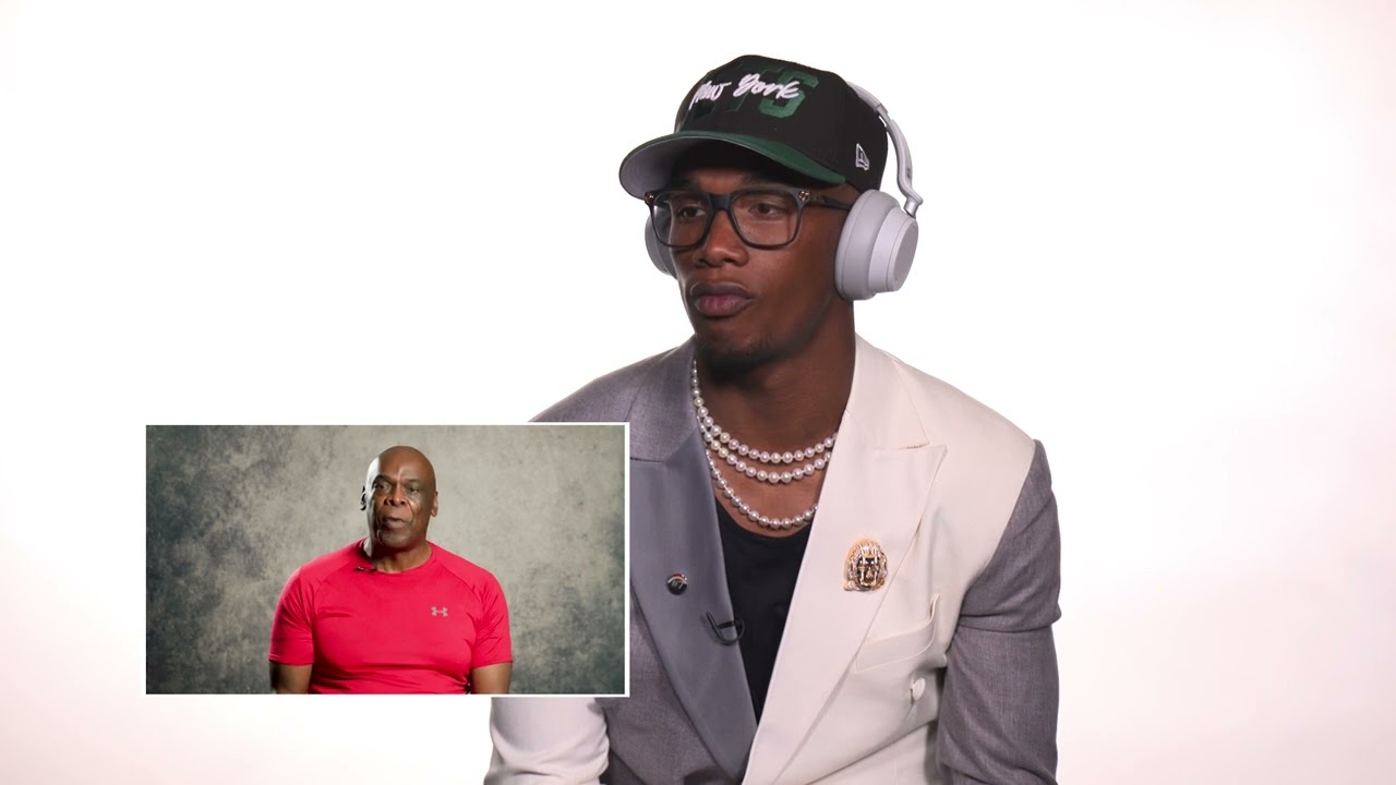 Garrett Wilson Reacts To Dad's Heartfelt 2022 Draft Message 💚 | The New York Jets | NFL
