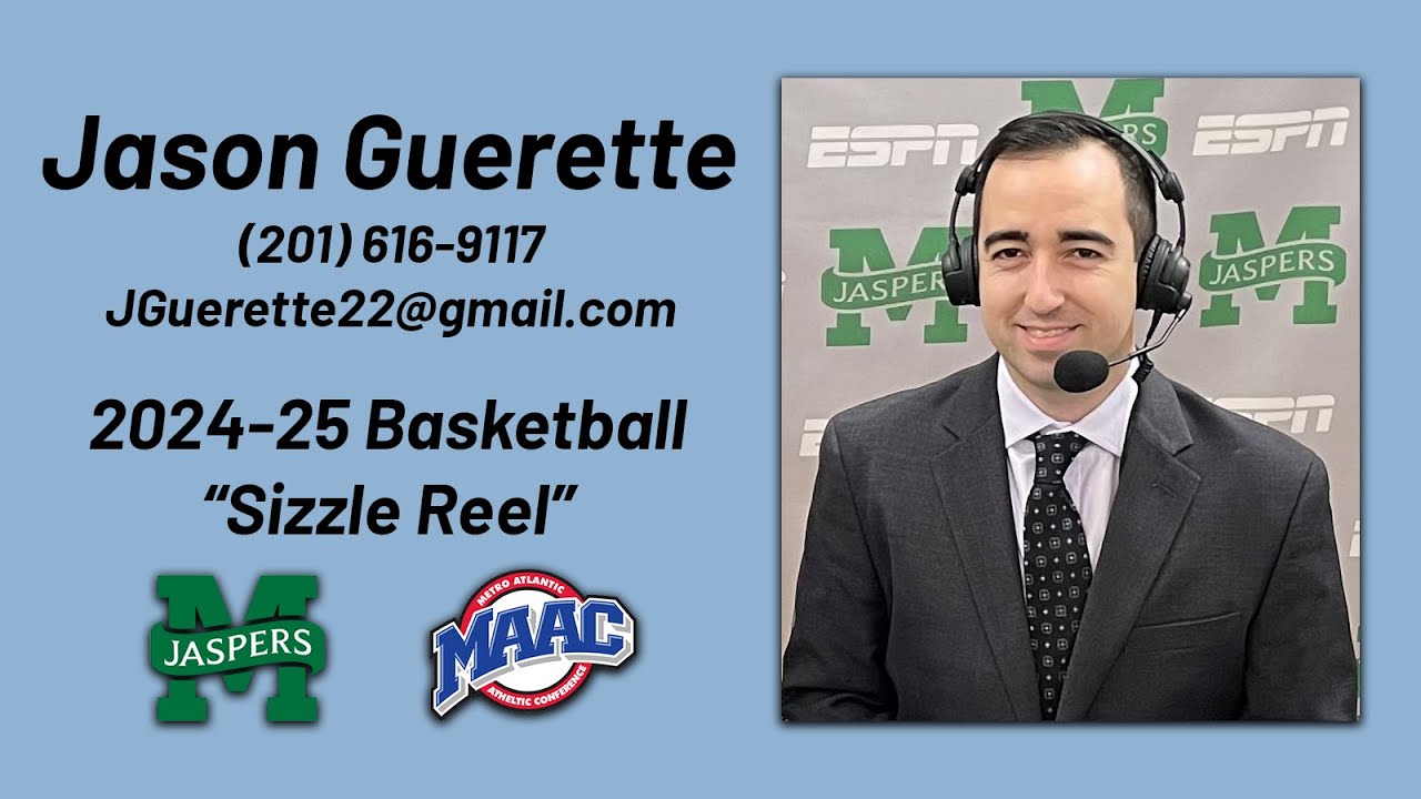 Jason Guerette 2024-25 Basketball Sizzle Reel