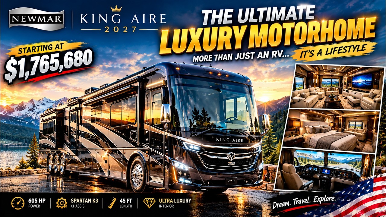 $1.7M 2027 Newmar King Aire: The Ultimate American Luxury Motorhome Tour! 🇺🇸