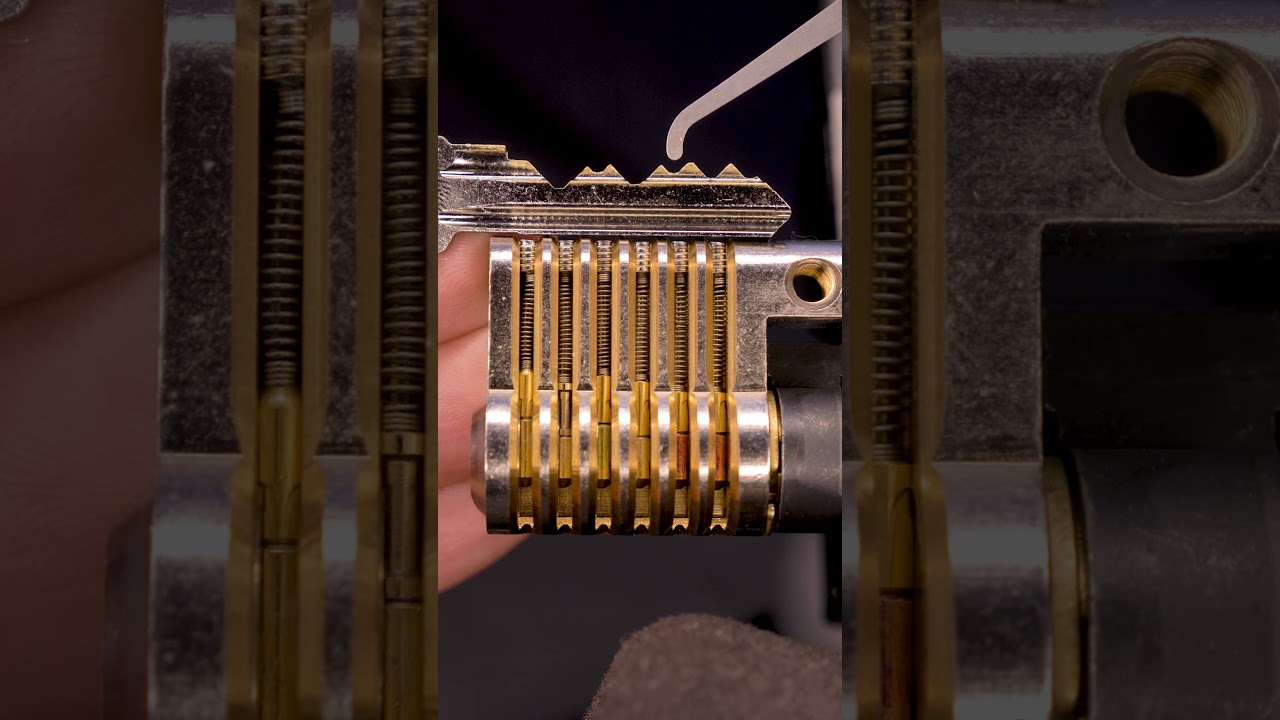 Security Pins Part 1 #lockpicking #security #hobby #asmr