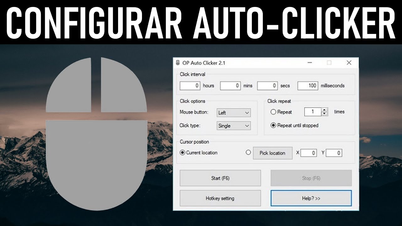 C&oacute;mo configurar AutoClicker | Tutorial