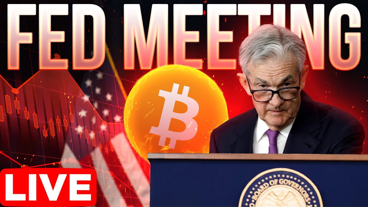 Fed Meeting vs Crypto📈Jerome Powell LIVE🔴Recession Fears Ignite🔥