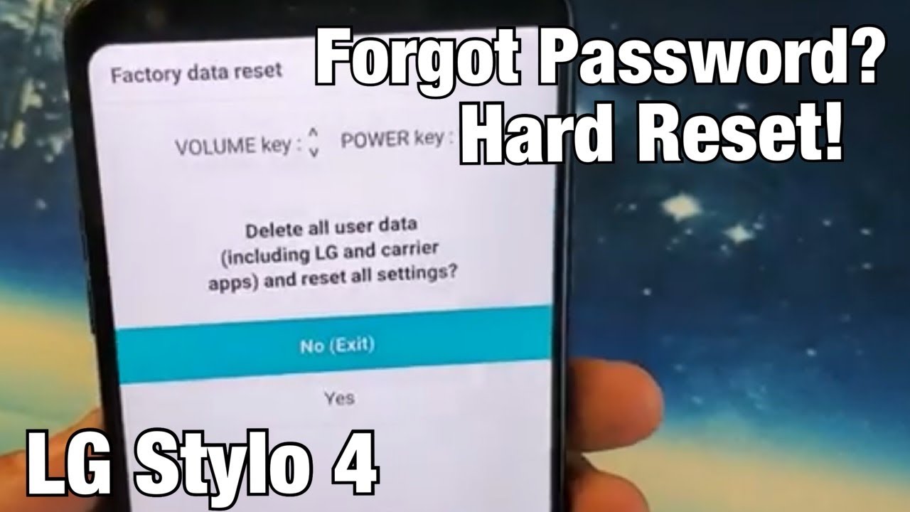 LG Stylo 4: как восстановить заводские настройки (забыли пароль, код доступа, PIN-код?) Без проблем!