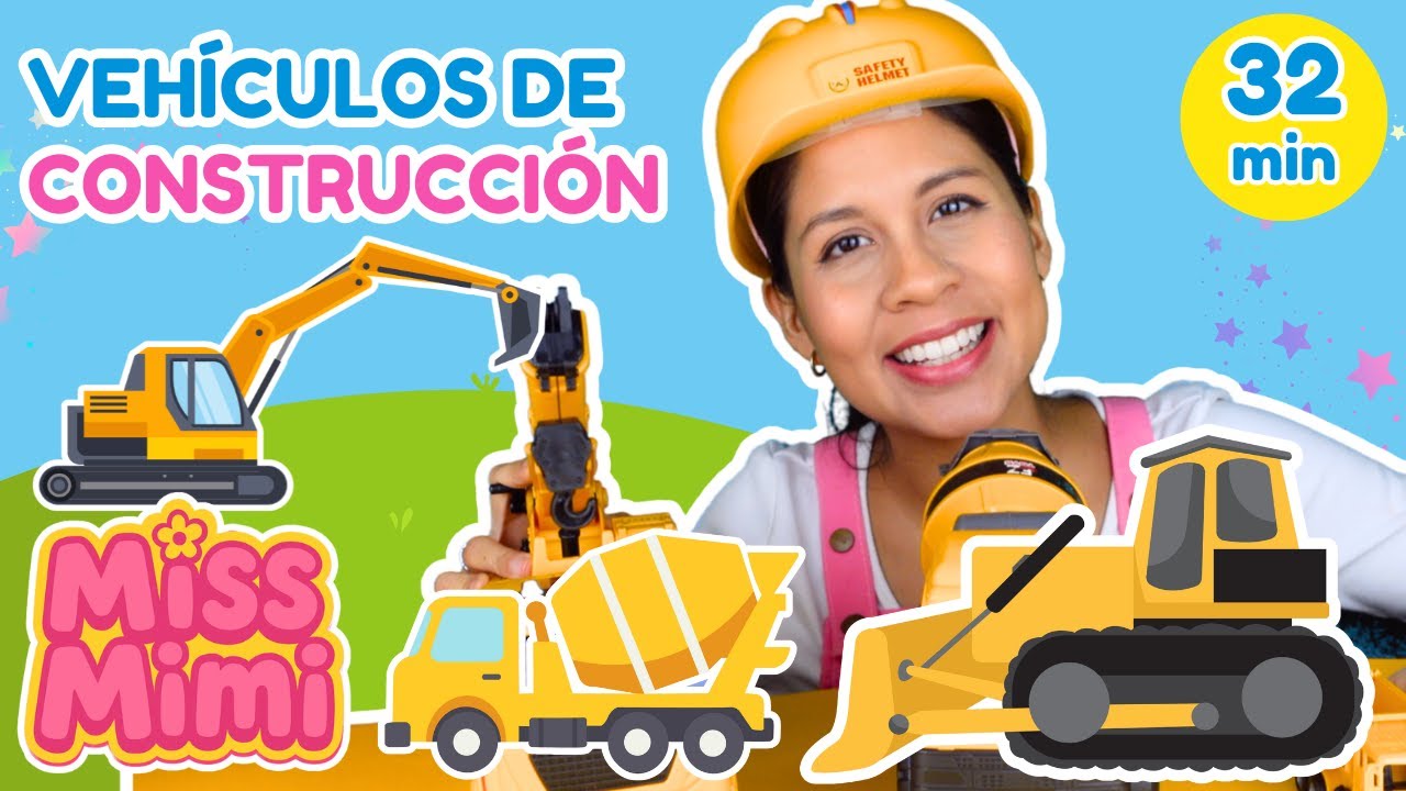 Video educativo para niños 🚜 🚧 | Aprende y Juega con excavadoras | Spanish Toddler Learning