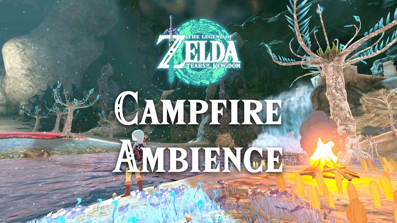 Zelda | Campfire Ambience 🌊 Construct Factory Depths [2H]