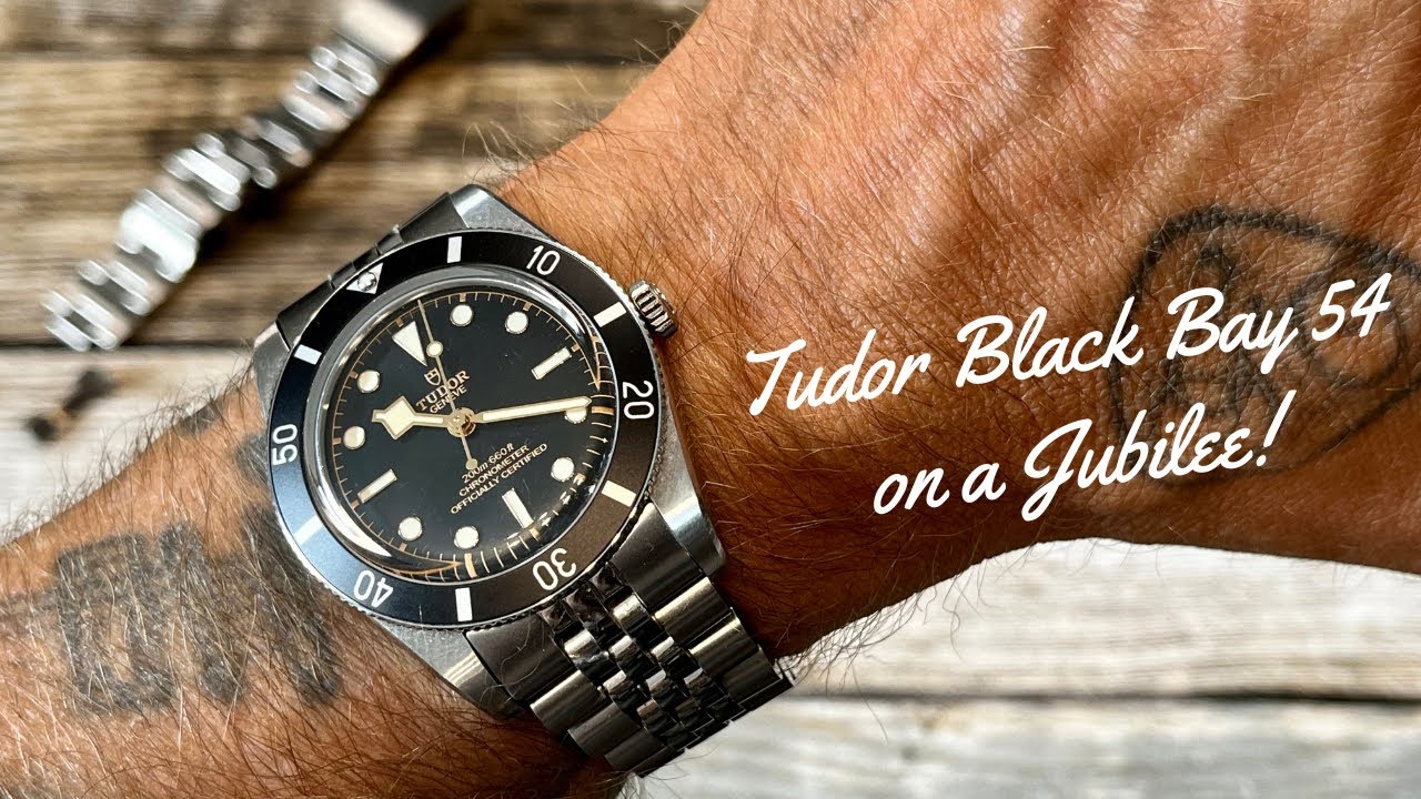 Tudor Black bay 54 on a Jubilee bracelet