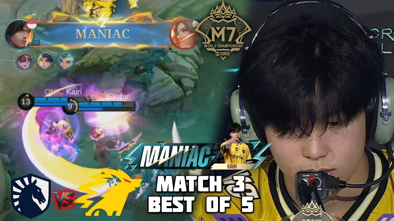 KAIRI MARAH BESAR BOSS!! LANGSUNG MANIAC PAKE YSS!! ONIC VS TLPH MATCH 2 M7!!
