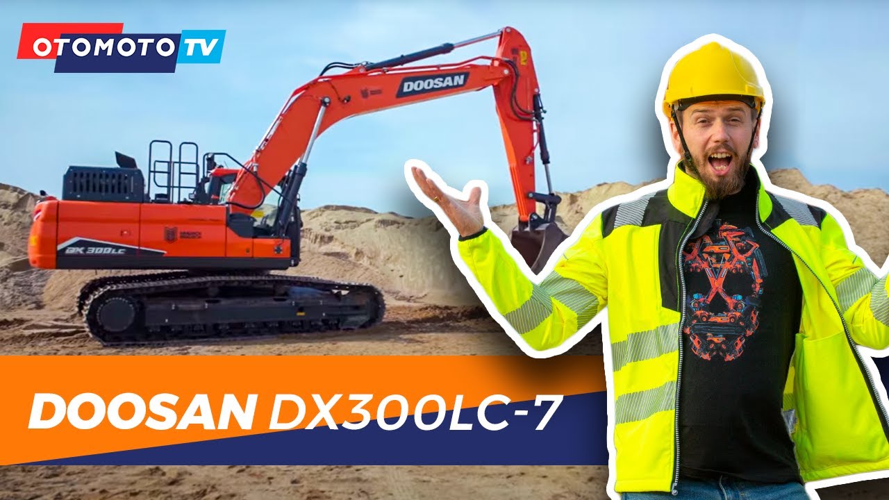 Doosan DX300LC-7 - Jak opanować 30 ton? | Test OTOMOTO TV