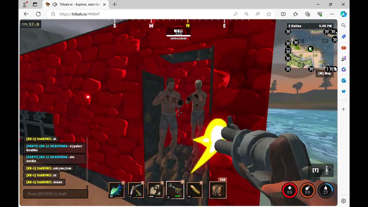 Tribals io Pvp in my server!