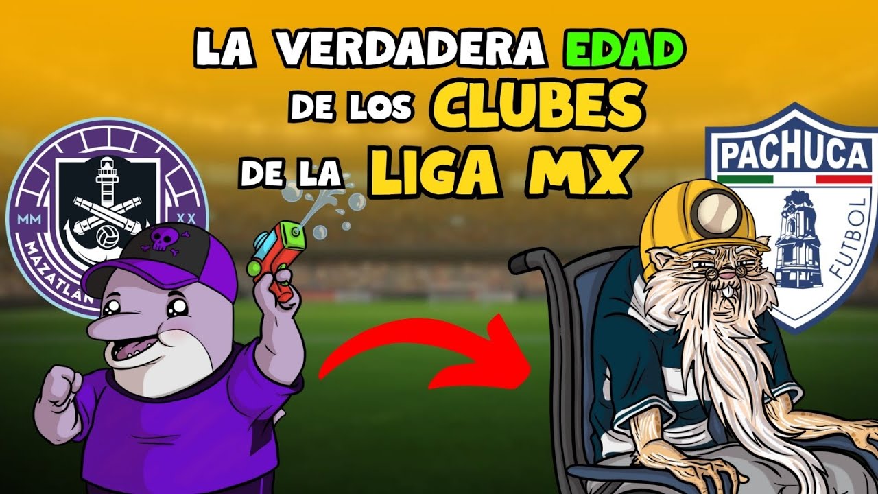 La verdadera edad de todos los Equipos de la Liga MX