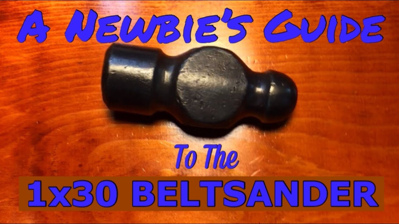 Using the 1x30 Belt Sander for Tool Restorations