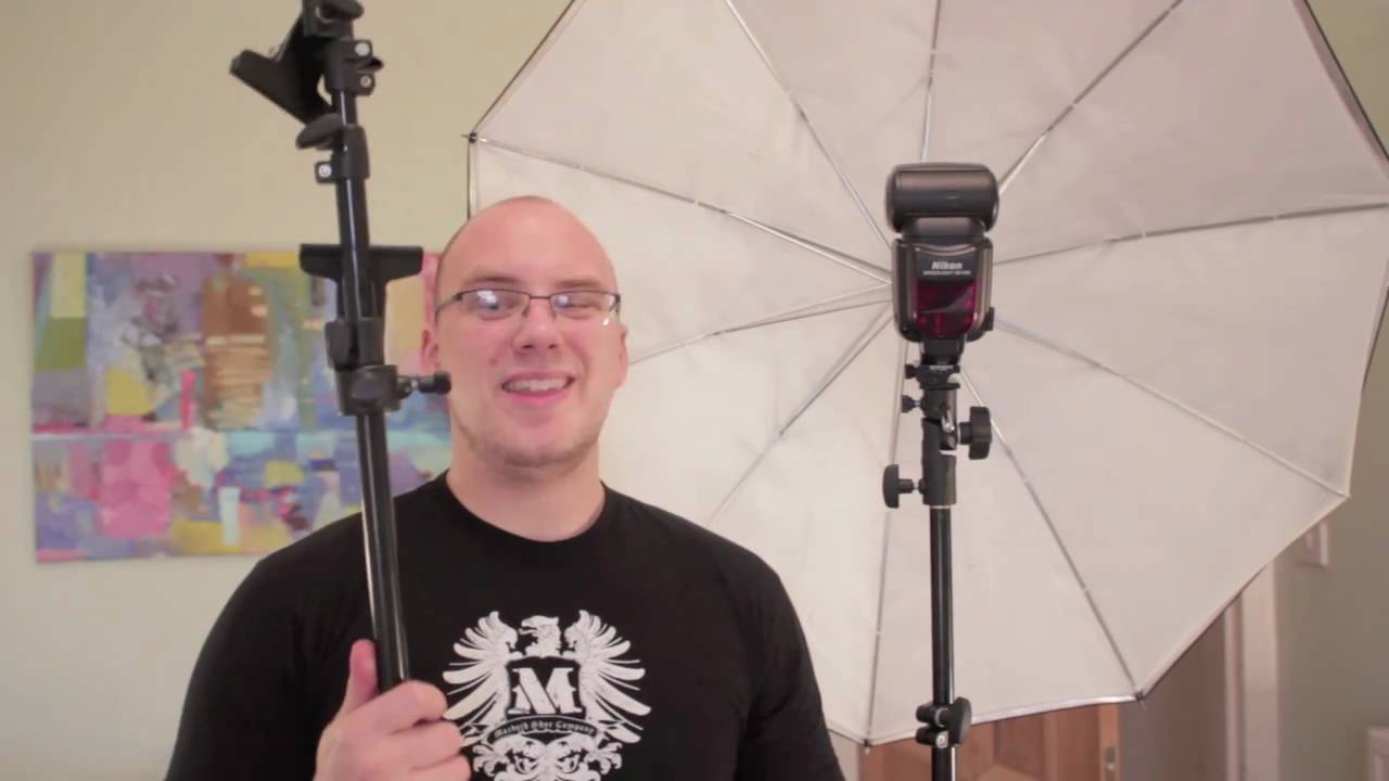 photography lighting tips, light stands and umbrellas (part 3)
