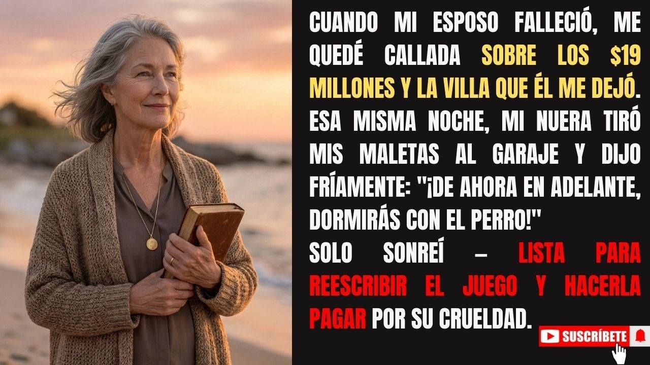 🏠🐕MI NUERA ME MANDÓ A DORMIR AL GARAJE CON EL PERRO TRAS EL FUNERAL DE MI ESPOSO: No discutí...