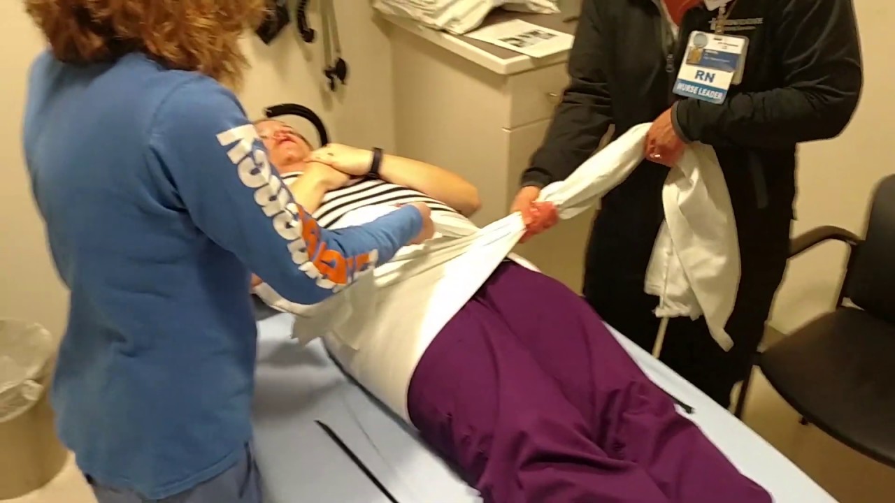 Pelvic Sheeting with Zip Ties