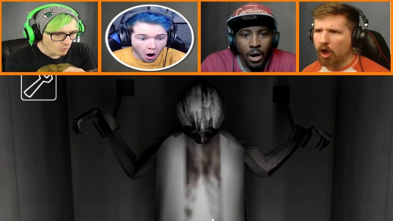 Let's Players Reaction To Seeing Slendrina's Mother | Granny