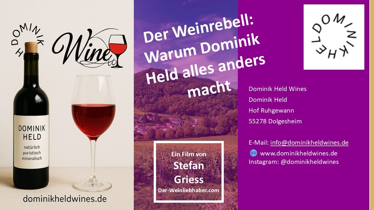 Der Weinrebell: Warum Dominik Held alles anders macht!