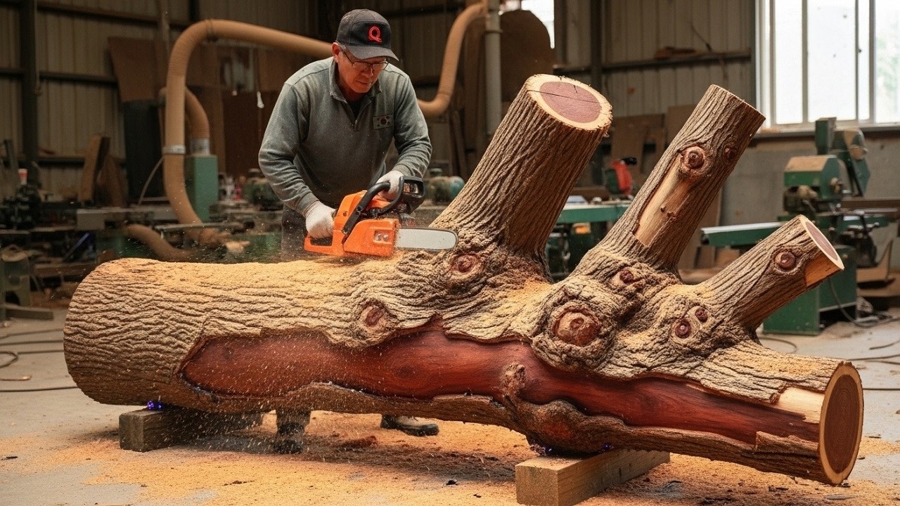 Unique Wood! Unique Garden Furniture Ideas! Amazing Craftsman!