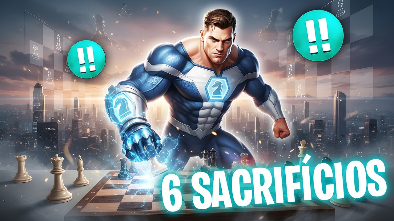HOMEM FAZ 6 SACRIFÍCIOS E CHOCA O MUNDO DO XADREZ!