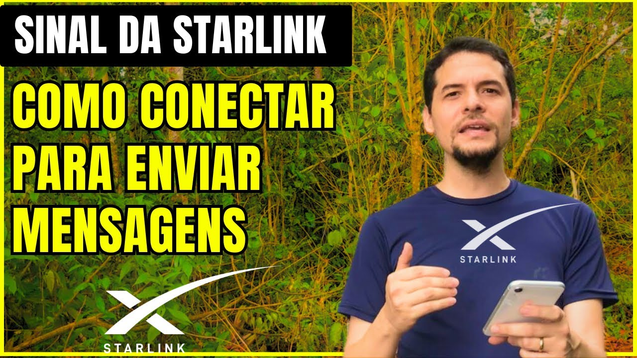 Liberado no Brasil o Sinal da Starlink Para Envio de Mensagens