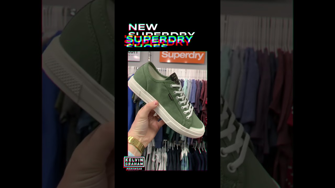 New Superdry shoes for men available at Kelvin Graham Menswear Ballynahinch 👟