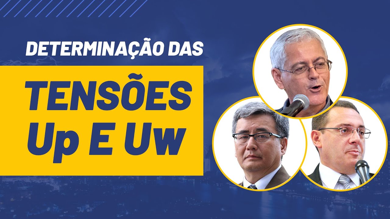 Determinação das tensões Up e Uw para especificar um DPS de energia