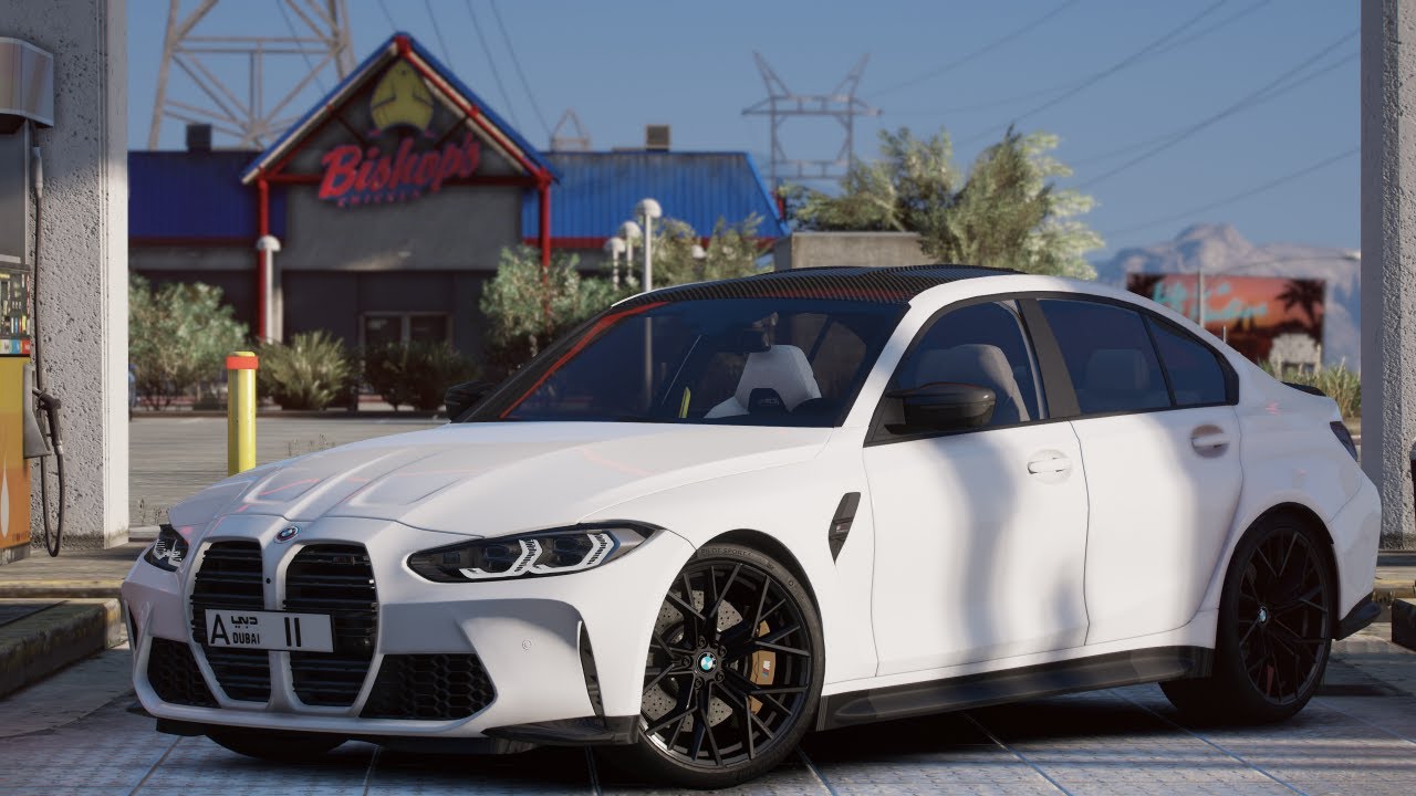 Uber BMW ///M3 Competition G80 2022 - NVE GTA 5