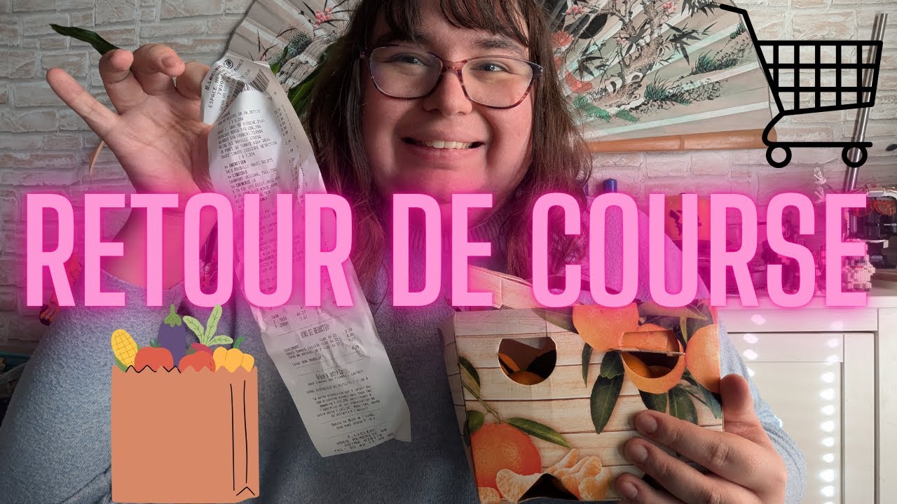 #asmr 20 MINUTES retour de course 🛒