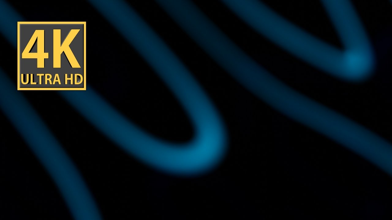Hypnotic Calming Blue Teal Abstract Background Video  VJ LOOP NEON 4k Screensaver for Meditation