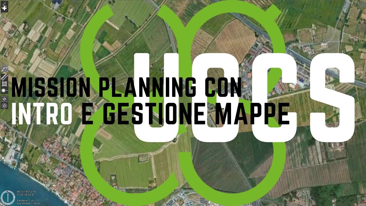 Mission Planning per Droni con UGCS - Intro, la gestione delle mappe