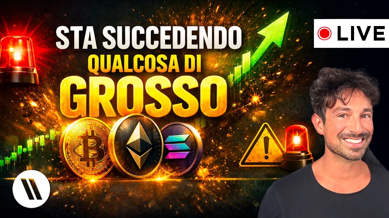 BITCOIN, CRYPTO: STA SUCCEDENDO QUALCOSA DI GROSSO (ASCOLTA)