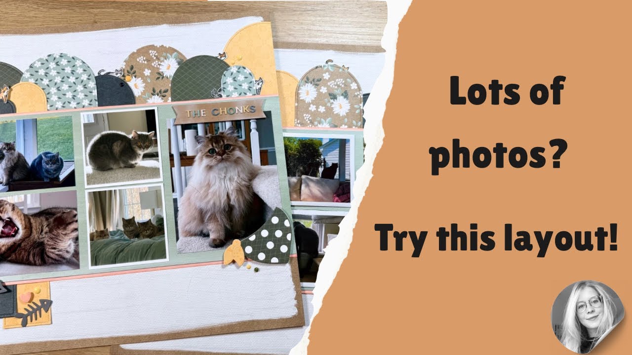 Lots of Photos? Try This Scrapbook Layout! | Stash + New Dies